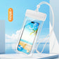Waterproof Phone Pouch with Adjustable Lanyard, Touch-Sensitive Transparent Dry Bag for Swimming, Diving, Surfing, Hot Springs and Water Park Activities, Fits Most Smartphones (Black)