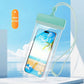 Waterproof Phone Pouch with Adjustable Lanyard, Touch-Sensitive Transparent Dry Bag for Swimming, Diving, Surfing, Hot Springs and Water Park Activities, Fits Most Smartphones (Black)