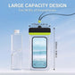 Waterproof Phone Pouch with Adjustable Lanyard, Touch-Sensitive Transparent Dry Bag for Swimming, Diving, Surfing, Hot Springs and Water Park Activities, Fits Most Smartphones (Pink)