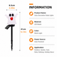 Halloween Solar Pathway Lights Set, 3 Spooky Designs Including Pumpkin with Witch Hat, Cute Ghost, and Faux Campfire, Warm Glow, Auto On/Off, Waterproof Solar Stake Lights for Outdoor Garden Yard Path Decor (Flame, 2PCS)