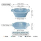 Foldable Food-Grade Silicone Steamer Pot with Lid and Steamer Rack – Space-Saving Collapsible Cookware for Microwave, Freezer, Camping, and Outdoor Meals, Effortless Storage and Versatile Kitchen Companion (Rectangular Style, Dark Blue)