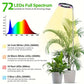 Versatile Floor Plant Grow Light with Full Spectrum LED Ring, Telescopic Stake, 3 Color Modes, 10-Level Brightness, and 3/9/12H Timer, Perfect for Indoor Potted Plants, Flowers, Succulents, Herbs, and Vegetables – USB Powered (Black, 3PCS)