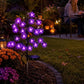 Bring Eerie Charm to Your Outdoor Space with Solar-Powered Halloween Stake Lights – Pumpkin, Skull, Spider & Pirate Motifs, 20 LED, Auto On/Off, Perfect for Garden Paths (Top Hat Pumpkin, 2PCS)