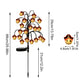 Bring Eerie Charm to Your Outdoor Space with Solar-Powered Halloween Stake Lights – Pumpkin, Skull, Spider & Pirate Motifs, 20 LED, Auto On/Off, Perfect for Garden Paths (Big-Eye Pumpkin, 1PCS)