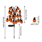 Bring Eerie Charm to Your Outdoor Space with Solar-Powered Halloween Stake Lights – Pumpkin, Skull, Spider & Pirate Motifs, 20 LED, Auto On/Off, Perfect for Garden Paths (Big-Eye Pumpkin, 3PCS)