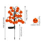 Bring Eerie Charm to Your Outdoor Space with Solar-Powered Halloween Stake Lights – Pumpkin, Skull, Spider & Pirate Motifs, 20 LED, Auto On/Off, Perfect for Garden Paths (Mini Injection Pumpkin, 2PCS)