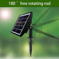 Solar-Powered Automatic Drip Irrigation Kit with 180° Adjustable Stake, 15m Watering Hose for Up to 15 Potted Plants—Ideal for Balcony, Patio, Greenhouse, and Outdoor Garden Auto-Watering While You&