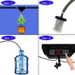 Solar-Powered Automatic Misting Irrigation Kit with Smart Timer, Ideal for Indoor Potted Plants, Balcony Gardens, Greenhouses, and Patio Hydration, Featuring Adjustable Spray Nozzles and Eco-Friendly Sunlight Charging for Hassle-Free Plant Care (SD15)
