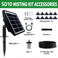 Solar-Powered Automatic Misting Irrigation Kit with Smart Timer, Ideal for Indoor Potted Plants, Balcony Gardens, Greenhouses, and Patio Hydration, Featuring Adjustable Spray Nozzles and Eco-Friendly Sunlight Charging for Hassle-Free Plant Care (SD15)