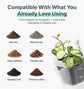 Self-Watering Double-Layer Square Planter Set for Effortless Plant Propagation and Succulent Display – Features a Transparent Reservoir with Measurement Marks and a Semi-Transparent Inner Pot to Monitor Root Growth and Water Level (2.5", 8PCS)