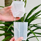 Self-Watering Double-Layer Square Planter Set for Effortless Plant Propagation and Succulent Display – Features a Transparent Reservoir with Measurement Marks and a Semi-Transparent Inner Pot to Monitor Root Growth and Water Level (2.5", 8PCS)