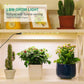 Indoor Full Spectrum LED Plant Grow Light Panel with Smart Timer – Adjustable Brightness, 3 Lighting Modes, and Auto On/Off for Seedlings, Succulents, Herbs, and Potted Plants in Shelves, Racks, or Cabinets (30×8 Dual Heads + Adapter)