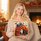 Halloween Ghost Pumpkin House DIY Diamond Art Kit for Home Wall Decor, Beginners & All Ages (orange)