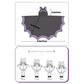 Cozy Bat Hooded Cloak Blanket for Halloween Costumes, Lounge, and Themed Events (black)