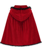 1pcsAdult Halloween Costume Cloak, Perfect for Themed Parties, Cosplay, and Fantasy Dress-Up (Red)