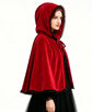 1pcsAdult Halloween Costume Cloak, Perfect for Themed Parties, Cosplay, and Fantasy Dress-Up (Red)