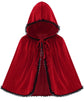 2pcsWomens Halloween Cape for Cosplay, Themed Parties & Dress-Up Events (Red)