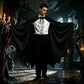 Spooky Bat Cloak for Halloween, Cosplay, Costume Parties and Themed Events (black)