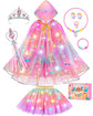 Girls Princess Role Play Set for Birthday Parties, Tea Time, Dress-Up Games & Performances (Pink)