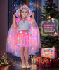 Girls Princess Role Play Set for Birthday Parties, Tea Time, Dress-Up Games & Performances (Pink)