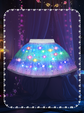 Light-up Princess Dress-Up Set for Girls, Ideal for Parties, Play & Special Occasions (Blue-Purple)