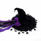 Black Witch Hat Star Ornaments Halloween Accessory Cosplay Hat Themed Party Hat - Green - Size 01