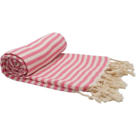 PORTSEA TURKISH COTTON TOWEL - ROSE