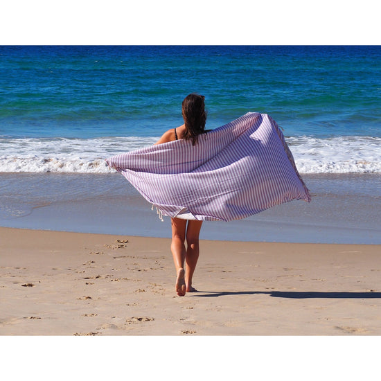 PORTSEA TURKISH COTTON TOWEL - LILAC