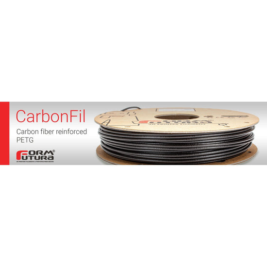 Carbon Fibre PETG Filament CarbonFil 1.75mm Black 500 gram 3D Printer Filament