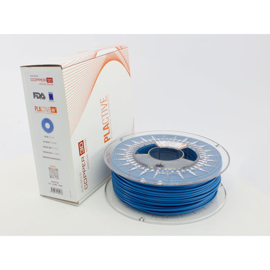 PLA Filament Copper 3D PLActive - Innovative Antibacterial 1.75mm 750gram Sky Blue Color 3D Printer Filament