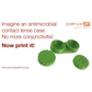 PLA Filament Copper 3D PLActive - Innovative Antibacterial 1.75mm 750gram Apple Green Color 3D Printer Filament