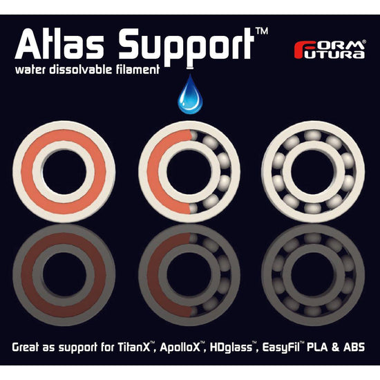 PVA Support Filament Atlas Support 2.85mm Natural 300 gram 3D Printer Filament