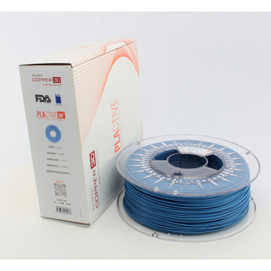 PLA Filament Copper 3D PLActive - Innovative Antibacterial 2.85mm 750gram Sky Blue Color 3D Printer Filament