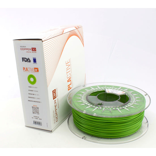 PLA Filament Copper 3D PLActive - Innovative Antibacterial 2.85mm 750gram Apple Green Color 3D Printer Filament