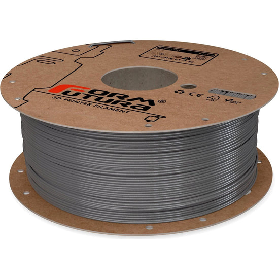 Glass feel recycled PETG Filament ReForm - rPET 2.85mm 1000 gram Silver 3D Printer Filament