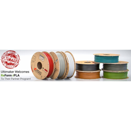 Recycled PLA filament ReForm - rPLA 2.85mm 1000 gram OFF-BLACK 3D Printer Filament