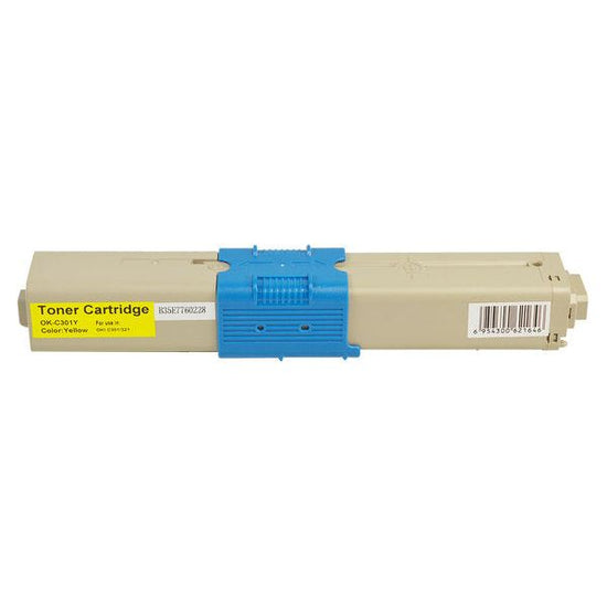 OKI 44973545 301 Yellow Premium Remanufactured Toner