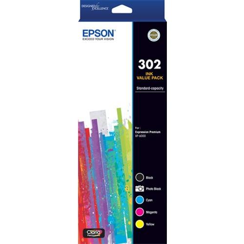 EPSON 302 5 COLOUR INK PACK EXPRESSION PREMIUM XP-6000