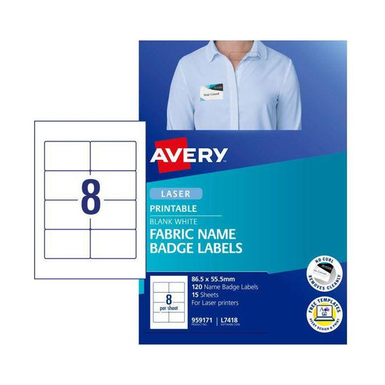 AVERY Laser Label L7418 8Up Pack of 15