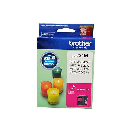 BROTHER LC231 Magenta Ink Cartridge