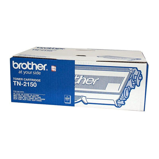 Brother TN-2150 Mono Laser Toner - High Yield, HL-2140/2142/2150N/2170W, DCP-7040, MFC-7340/7440N/7840W- up to 2600 pages