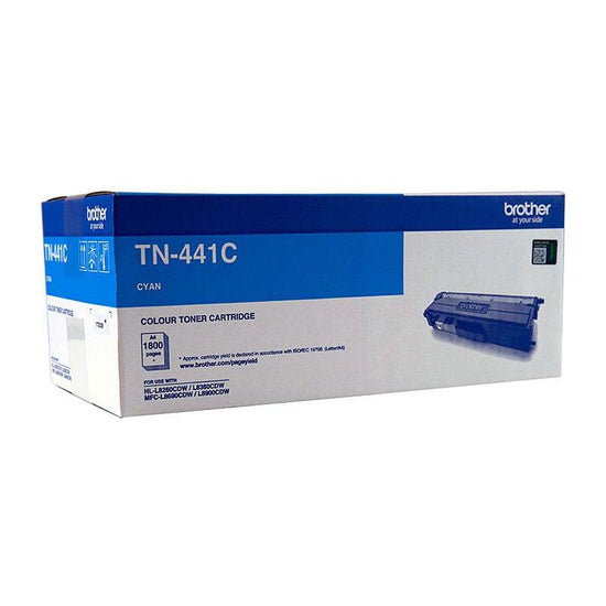 Brother TN-441C Colour Laser Toner - Cyan Standard Cartridge - HL-L8260CDN/8360CDW MFC-L8690CDW/L8900CDW - 1,800 Pages