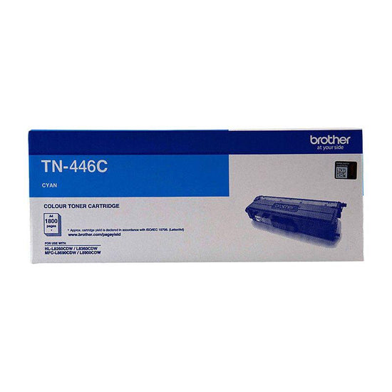 Brother TN-446C Colour Laser - Super High Yield Cyan - HL-L8360CDW, MFC-L8900CDW - 6,500 Pages