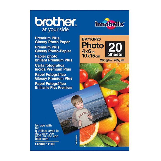 BROTHER BP71GP20 Glossy Paper