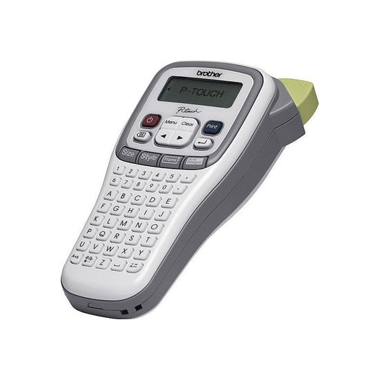 BROTHER PTH105 Accent Labeller Handheld, White/Grey 3.5-12MM