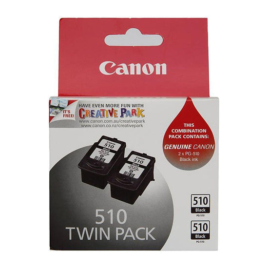 CANON PG510 Black Ink Twin Pack