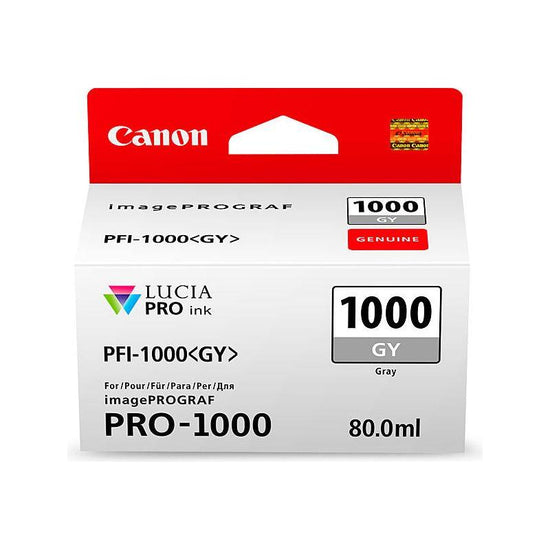 CANON PFI1000 Grey Ink Cartridge