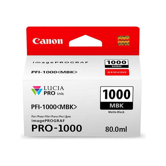 CANON PFI1000 Mat Black Ink Cartridge