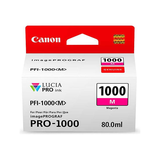 CANON PFI1000 Magenta Ink Cartridge