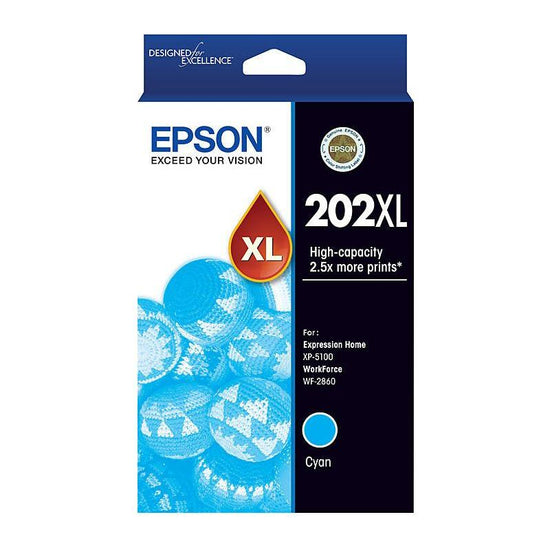 EPSON 202XL Cyan Ink Cartridge